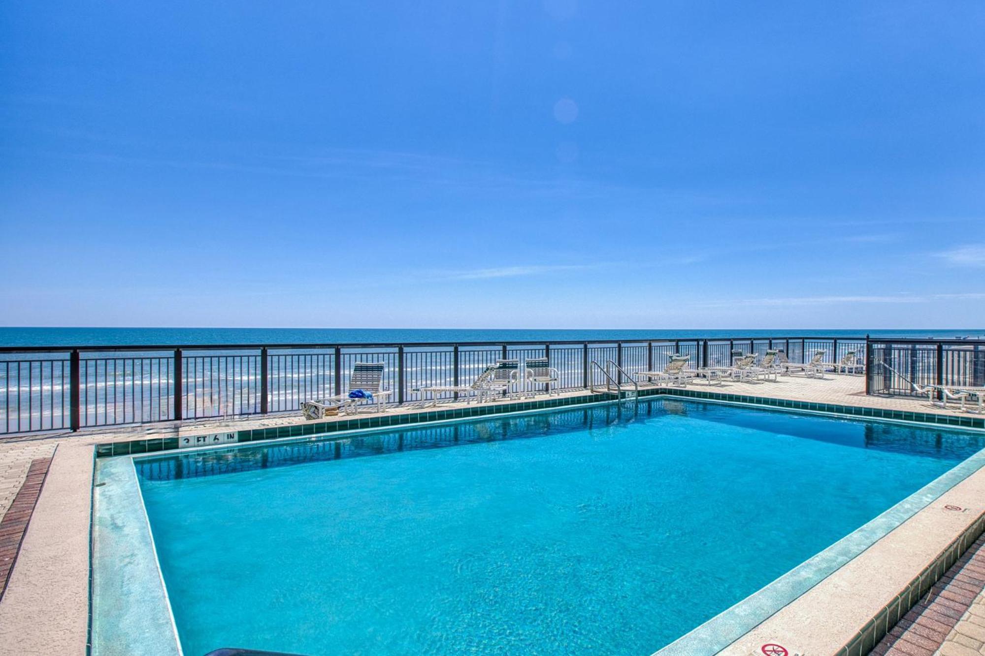 Ocean View With A Beachfront Pool At Ocean Trillium Condo ~ 602 نيو سميرنا بيتش المظهر الخارجي الصورة